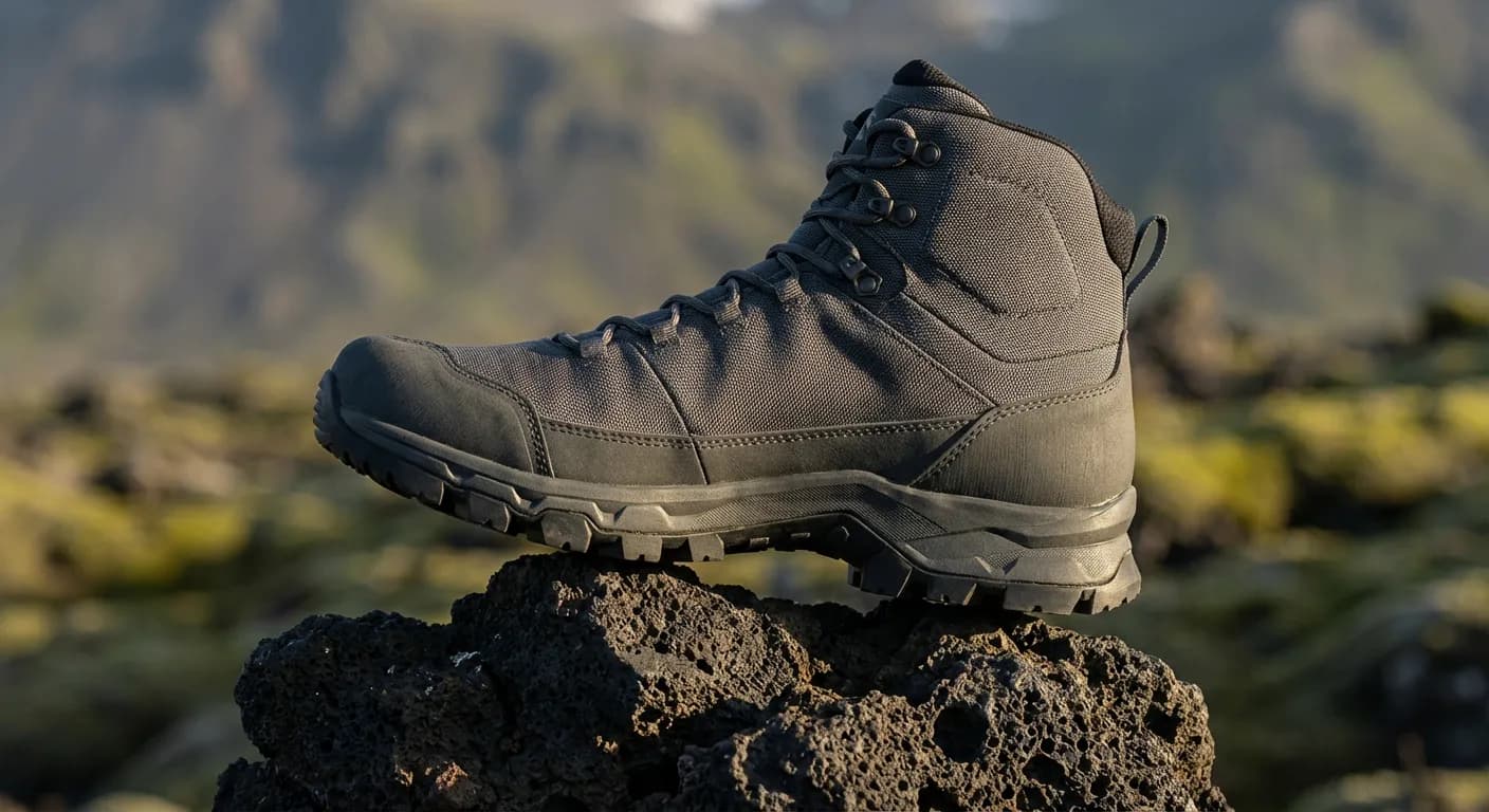 Merrell avis : quelle chaussure de randonnée choisir ? Gros plan sur le design et la semelle d'une chaussure Merrell