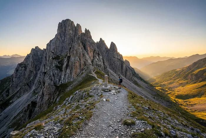 Randonnée au Col du Loup : Itinéraire depuis Isola 2000 Sommet emblématique et escarpé du Col du Loup